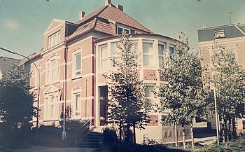 Historisches Foto des alten Verwaltungsgebäudes des Amtes Itzehoe-Land, 1970 bis 1991
