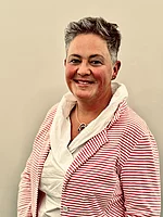 Amtsvorsteherin und Bürgermeister der Gemeinde Krummendiek Nicole Ingwersen-Britt